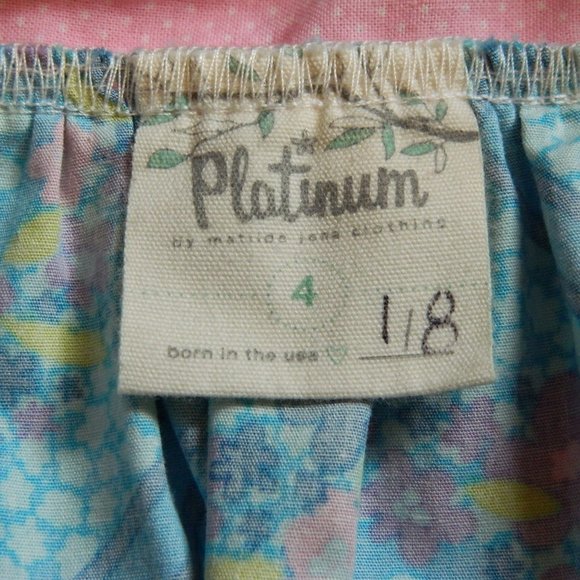 Matilda Jane Platinum Top Dress size 4 Easter Spring - Picture 6 of 6